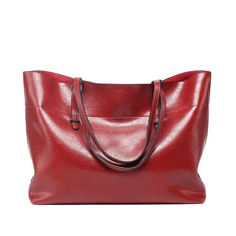 CATARINA - Smooth Leather Hand Bag for School - Image 3