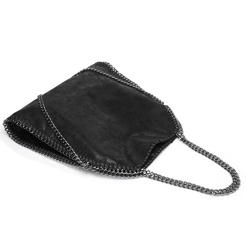 KONIE - Sac à Main en Cuir Souple avec Bandoulière à Chaîne - Image 4