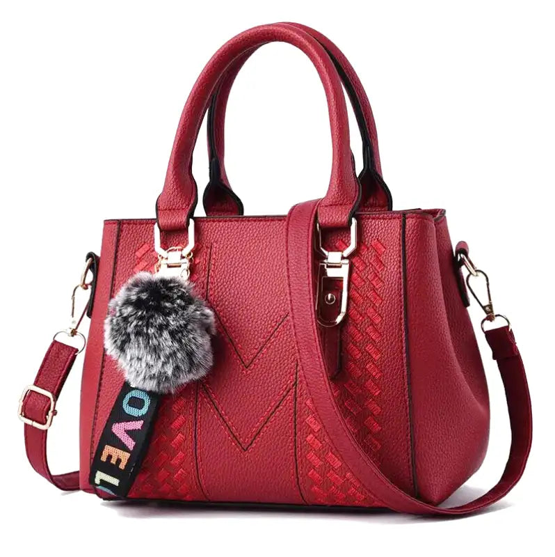 TANIA - Hand bag with Removable Leather Shoulder Strap - Image 3