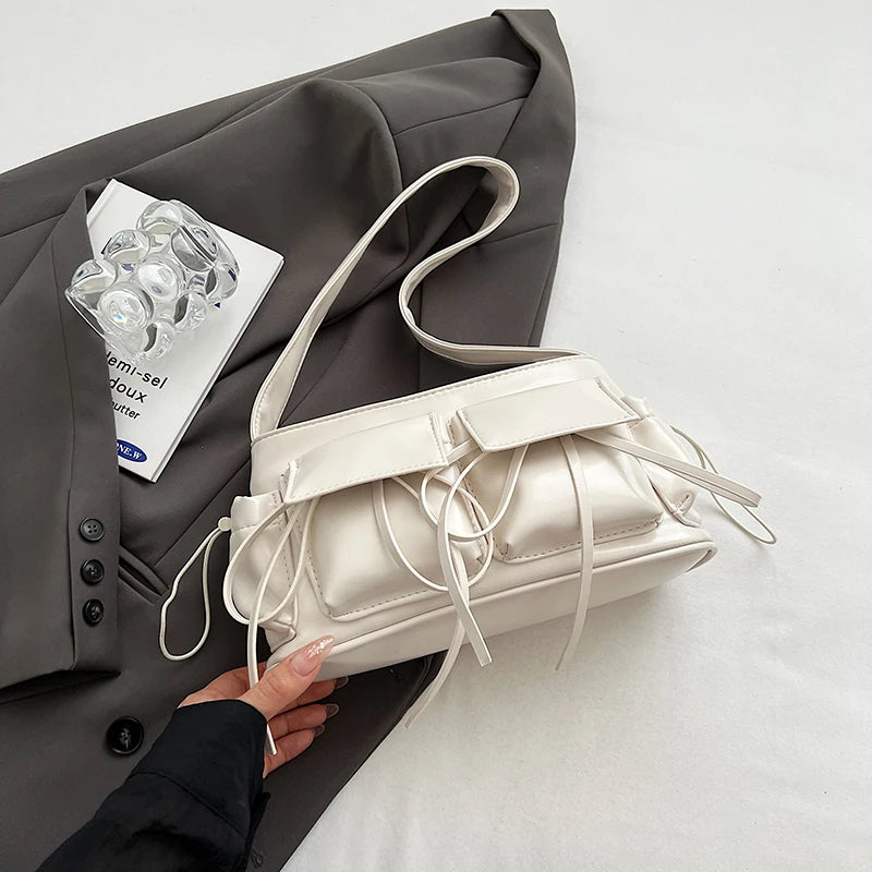REIS - Sac à Main en Cuir Vernis Élégant avec Bandoulière - Image 14