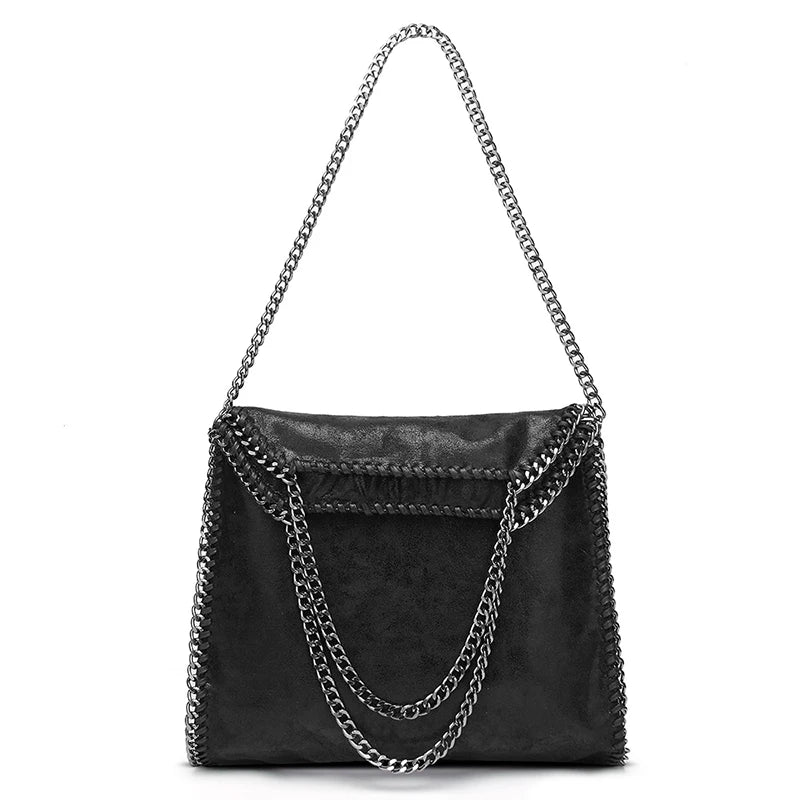 KONIE - Sac à Main en Cuir Souple avec Bandoulière à Chaîne - Image 2