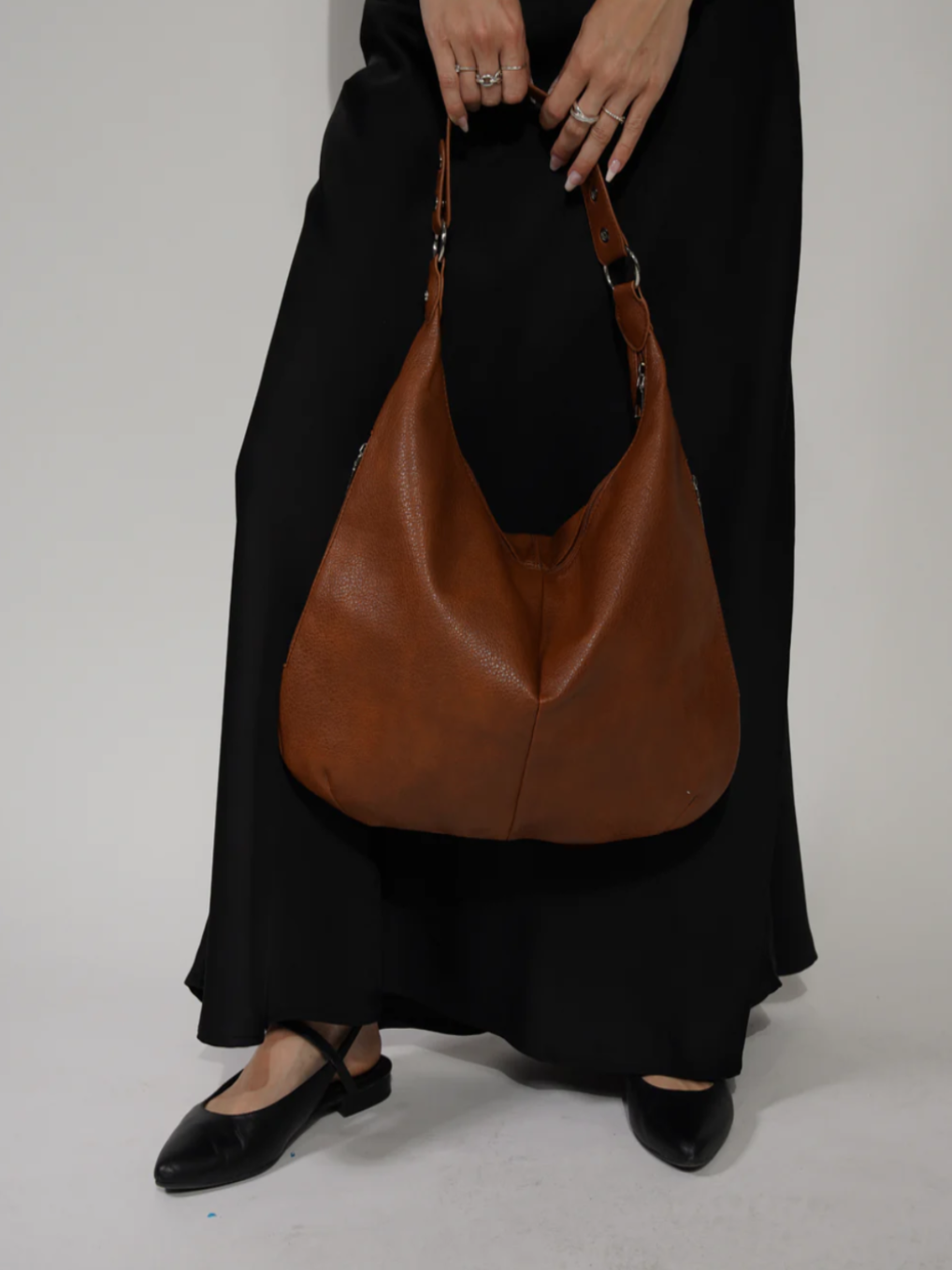 YELENA - Luxury Soft Leather Tote Hand Bag - Image 8