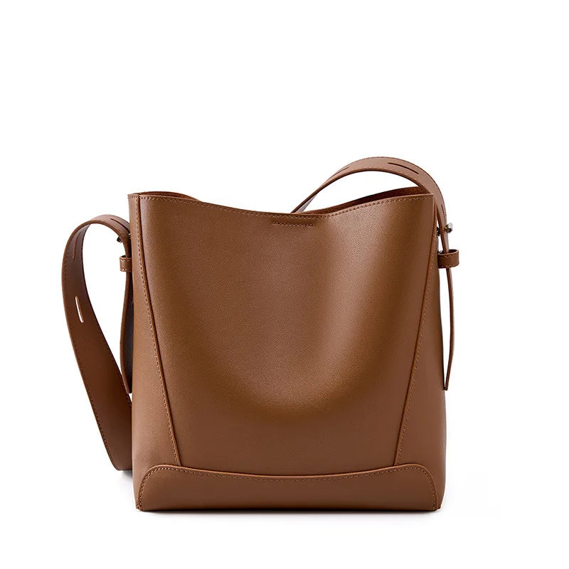 MICA - Sac à Main de Cours de Luxe en Cuir Lisse à Bandoulière - Image 2