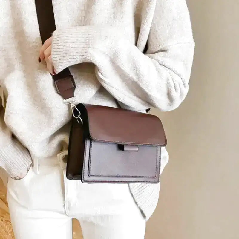 CAPUCINE - Small Square Hand Bag with Shoulder Strap - Image 8