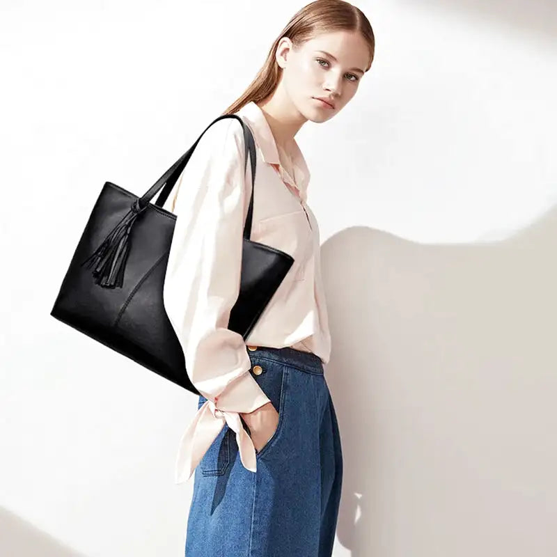 PERSÉPHONE - Large Capacity Retro Hand Bag - Image 3