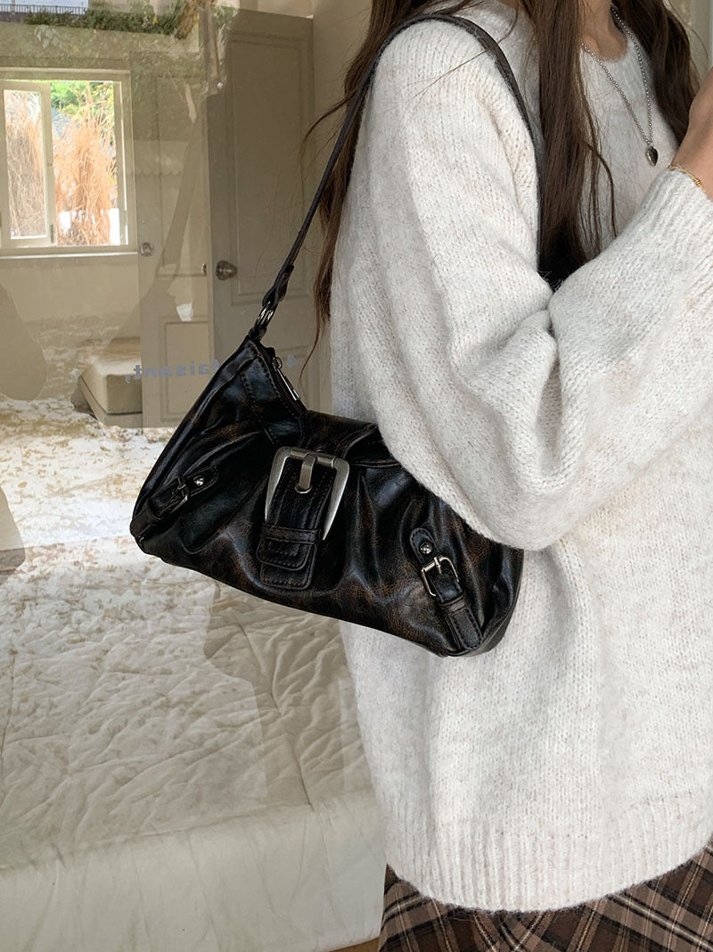 KAREN - Petit Sac à Main en Cuir Rétro - Image 6