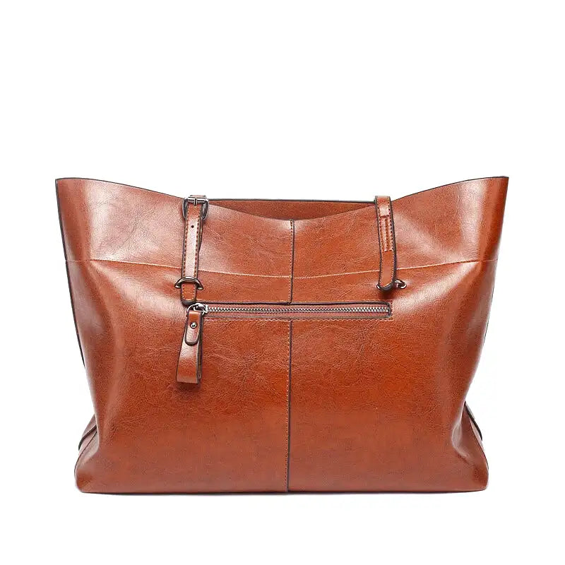 CATARINA - Smooth Leather Hand Bag for School - Image 5