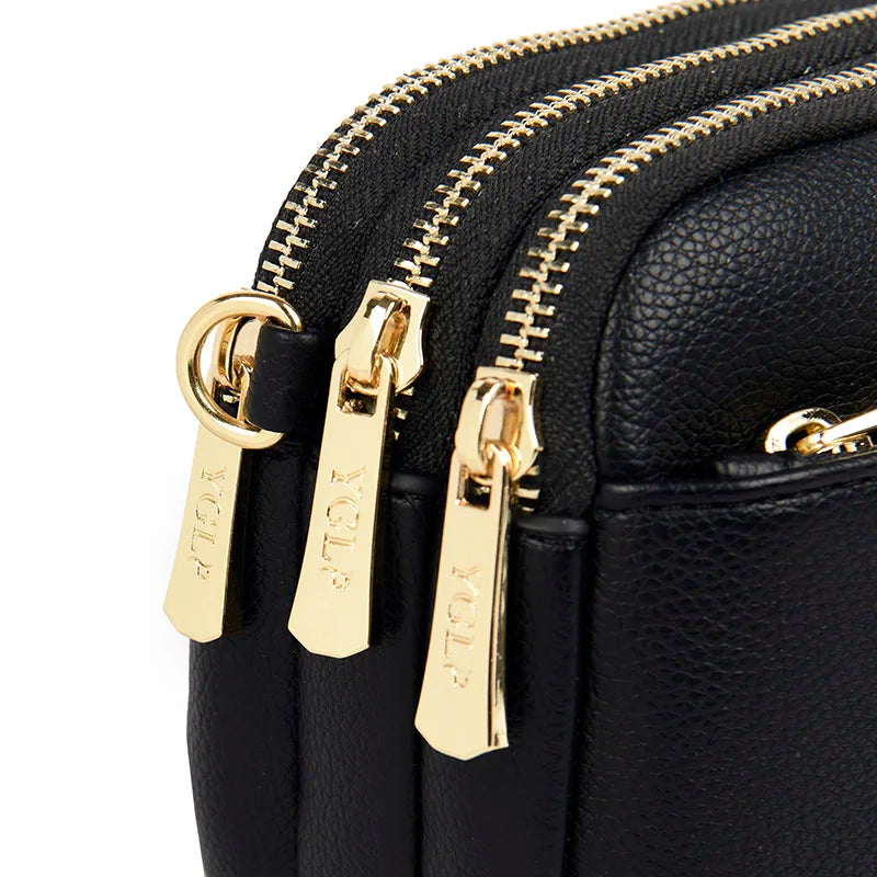 AMANDA - Small Hand Bag with Multiple Pockets in Leather - Image 9