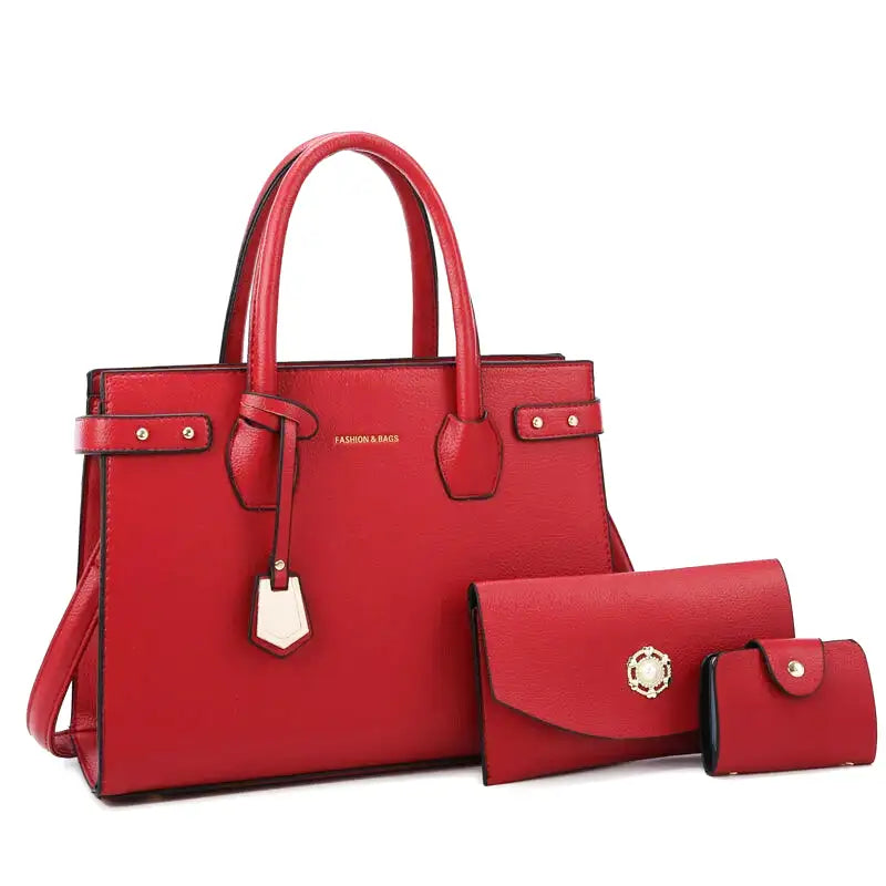 ESTRELLA - Rectangular Shoulder Hand Bag in Leather - Image 4