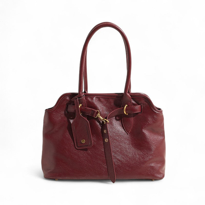 MALYA - Grand Sac à Main en Cuir Lisse - Image 2
