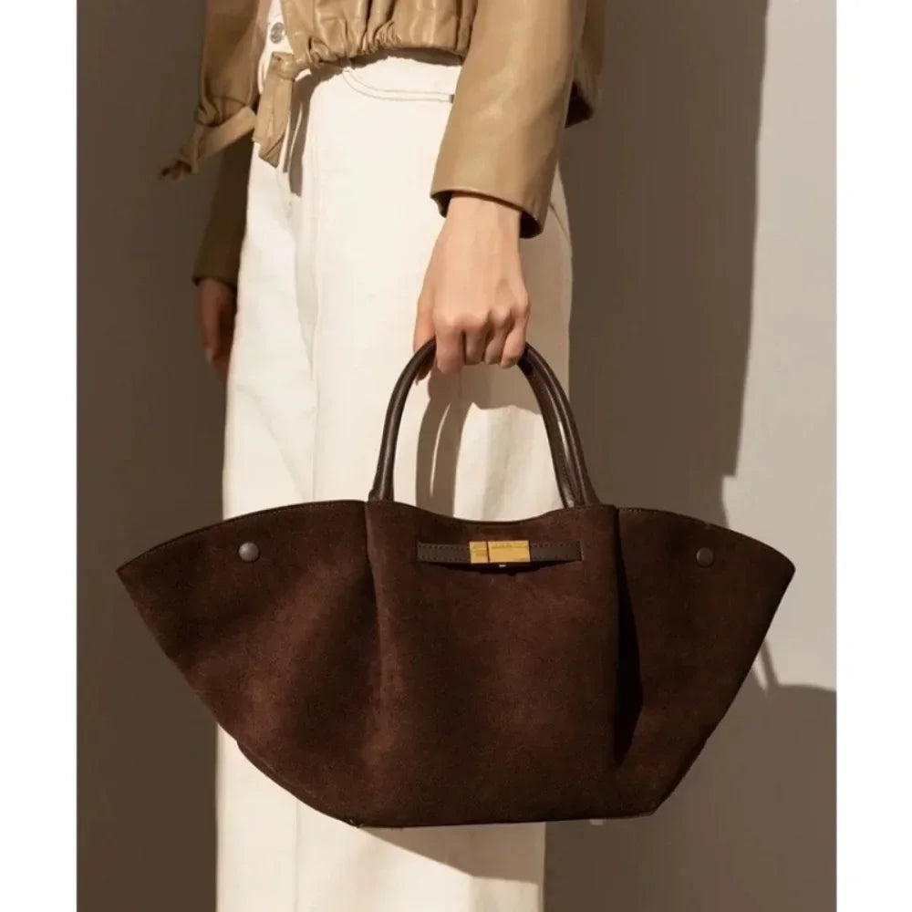 ANNE - Grand Sac à Main Bandoulière en Daim - Image 7