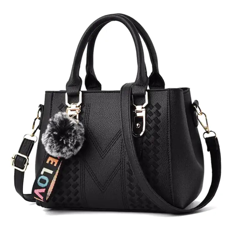 TANIA - Hand bag with Removable Leather Shoulder Strap