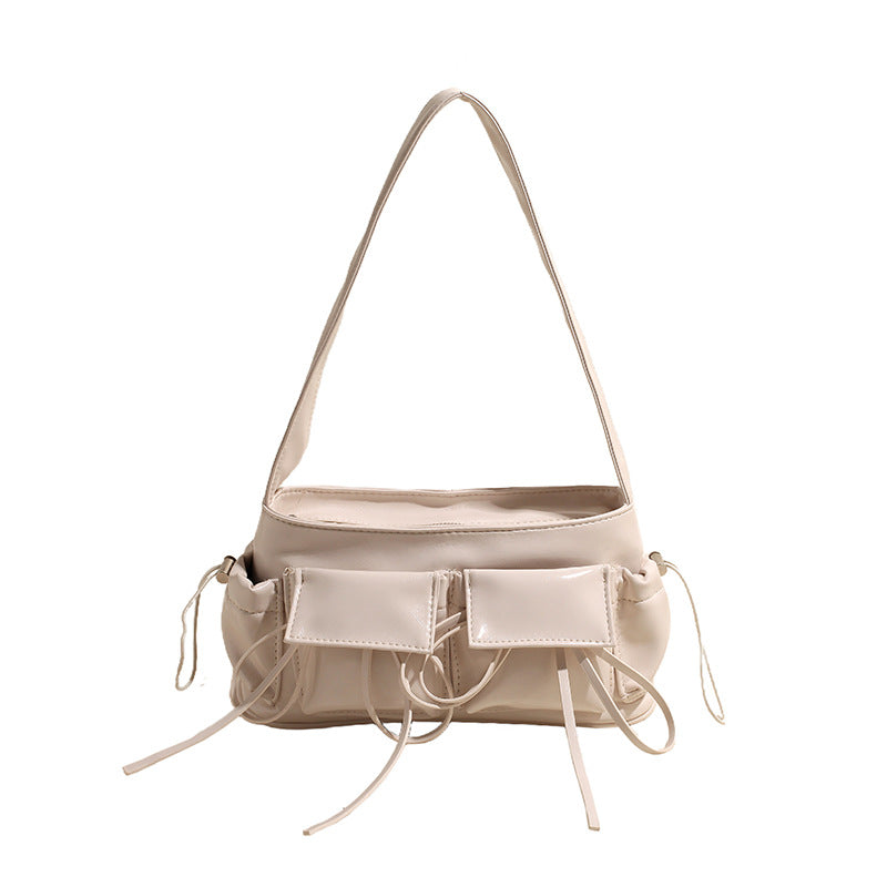 REIS - Sac à Main en Cuir Vernis Élégant avec Bandoulière - Image 2