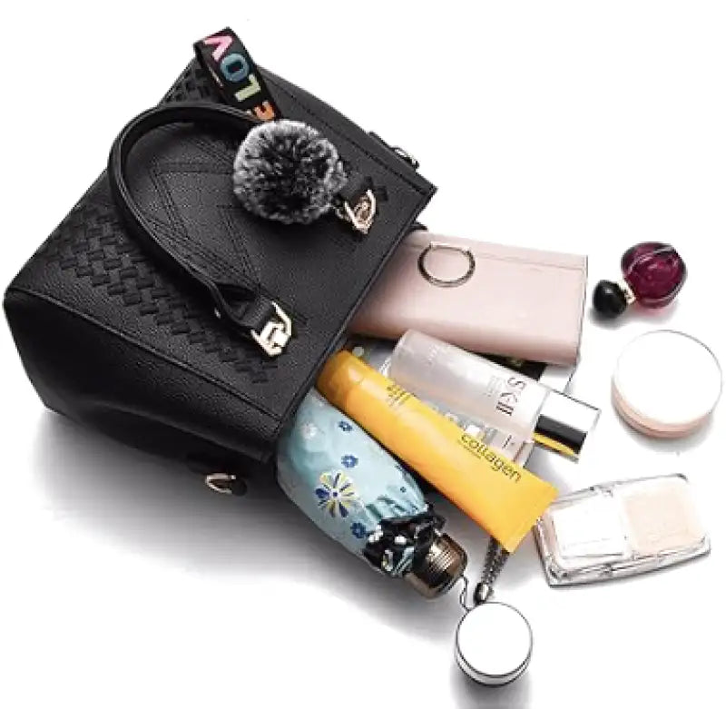 TANIA - Hand bag with Removable Leather Shoulder Strap - Image 5