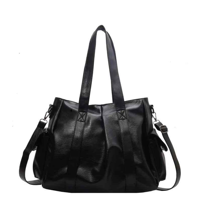 MÉLANIE - Sac à Main de Cours Ample en Cuir Soupe