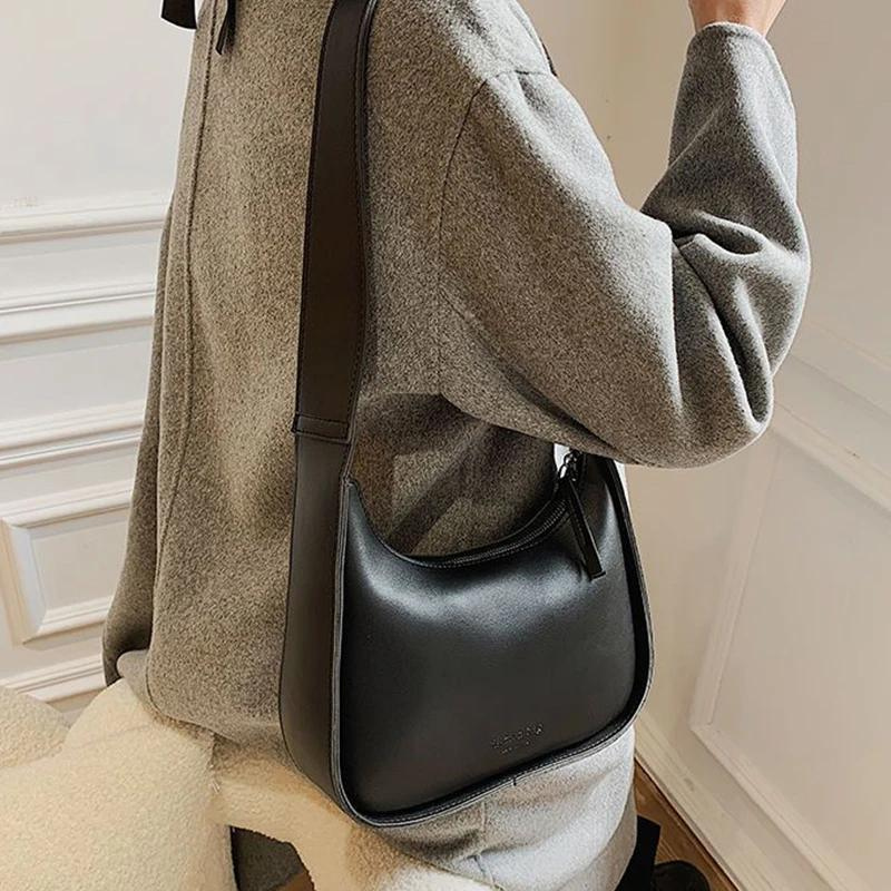 JULIE - Soft Leather Shoulder Hand Bag - Image 6