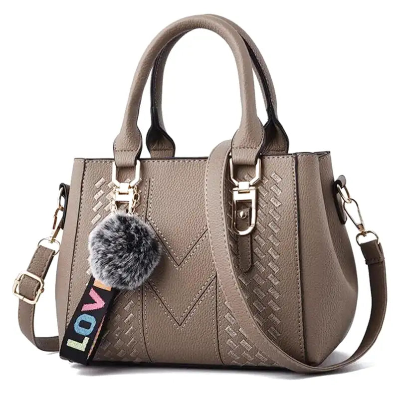 TANIA - Hand bag with Removable Leather Shoulder Strap - Image 2