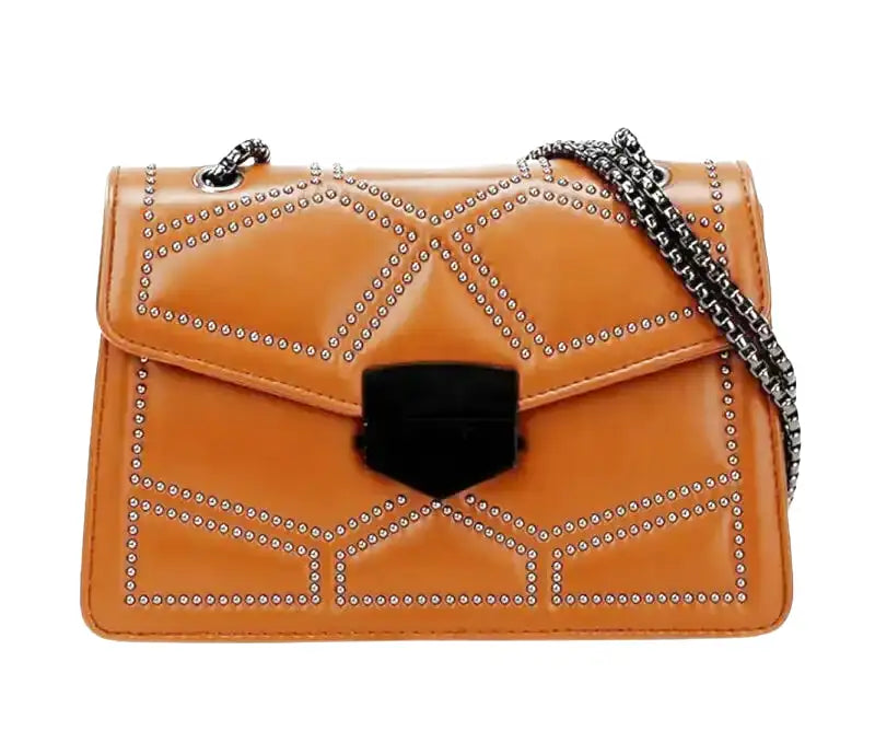 PHILOMÈNE - Small Vintage Leather Hand Bag - Image 2