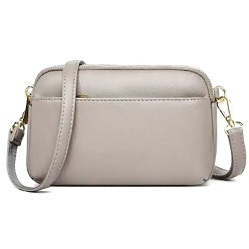 AMANDA - Small Hand Bag with Multiple Pockets in Leather - Image 4