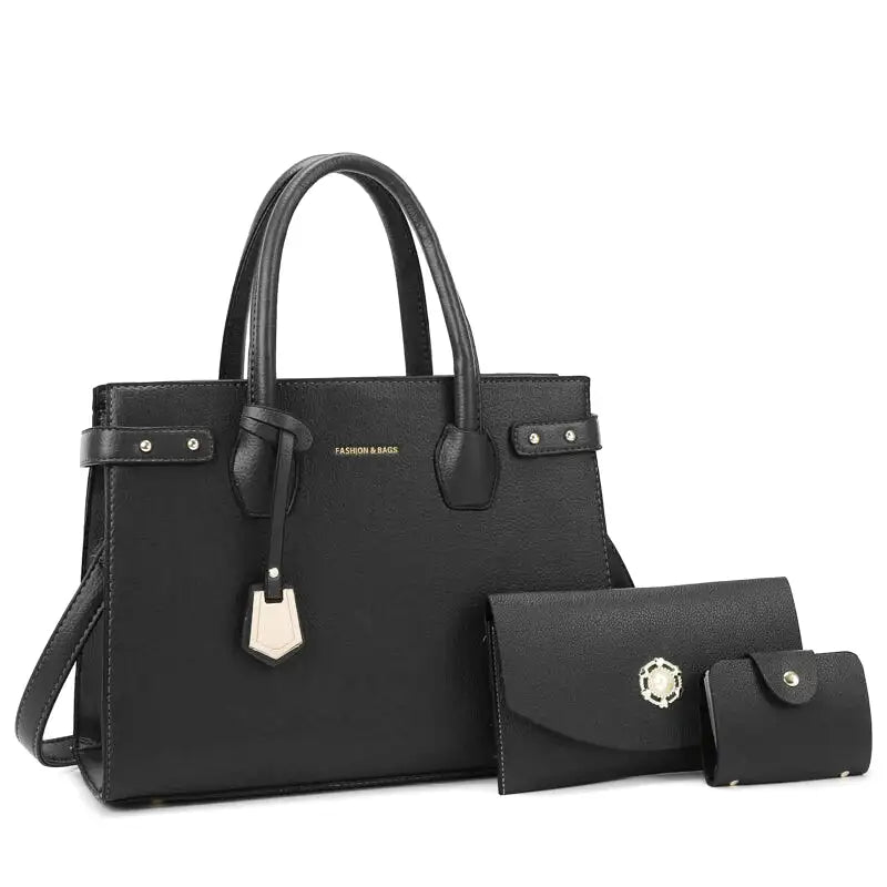 ESTRELLA - Rectangular Shoulder Hand Bag in Leather