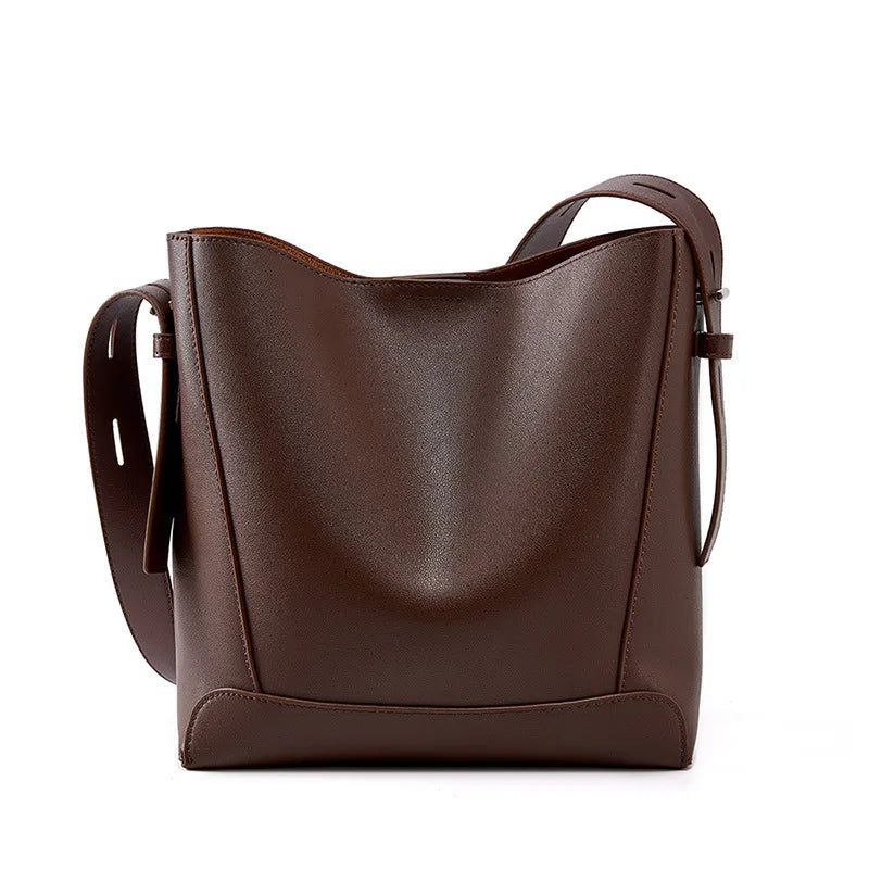 MICA - Sac à Main de Cours de Luxe en Cuir Lisse à Bandoulière - Image 3