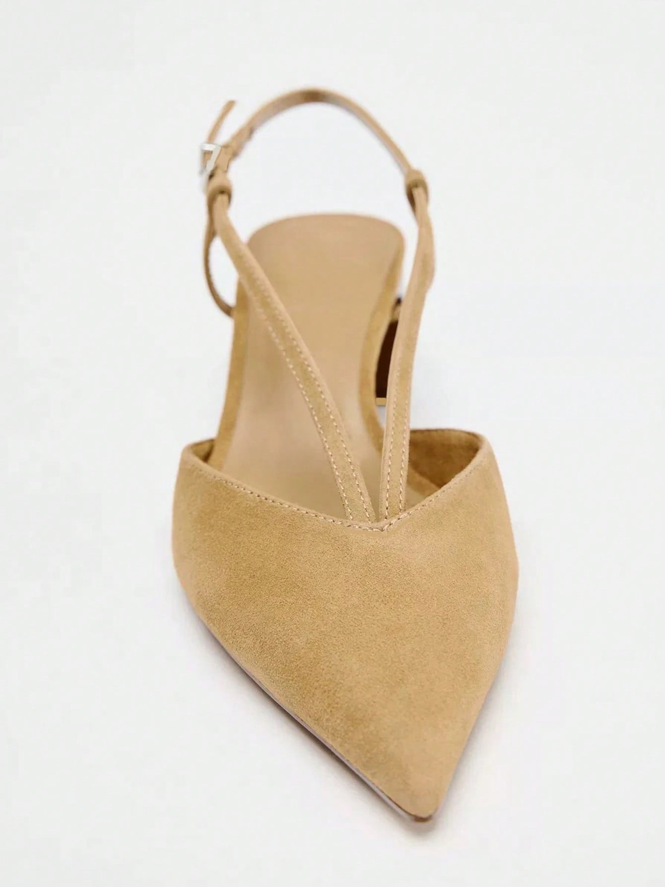 Women's Brown Leather Decorated Block Heel - Image 29