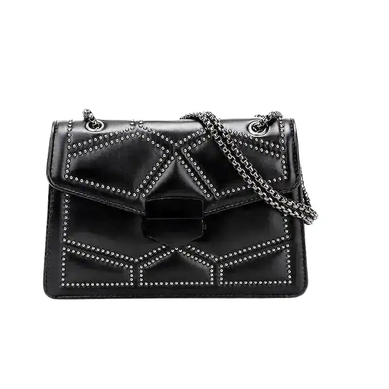 PHILOMÈNE - Small Vintage Leather Hand Bag