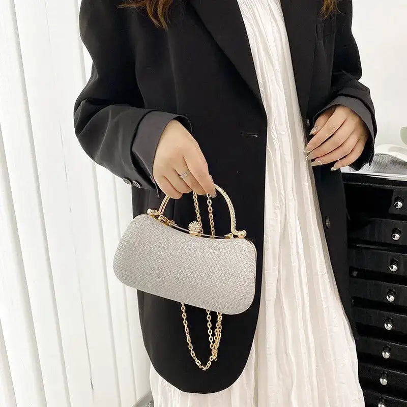 ZÉLIE - Small Evening Hand Bag with Shoulder Strap - Image 6