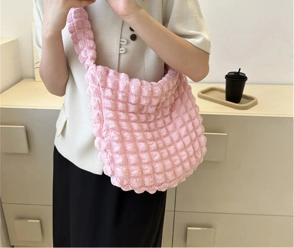 POUF - Sac à Main en Plaid à Bandoulière - Image 9