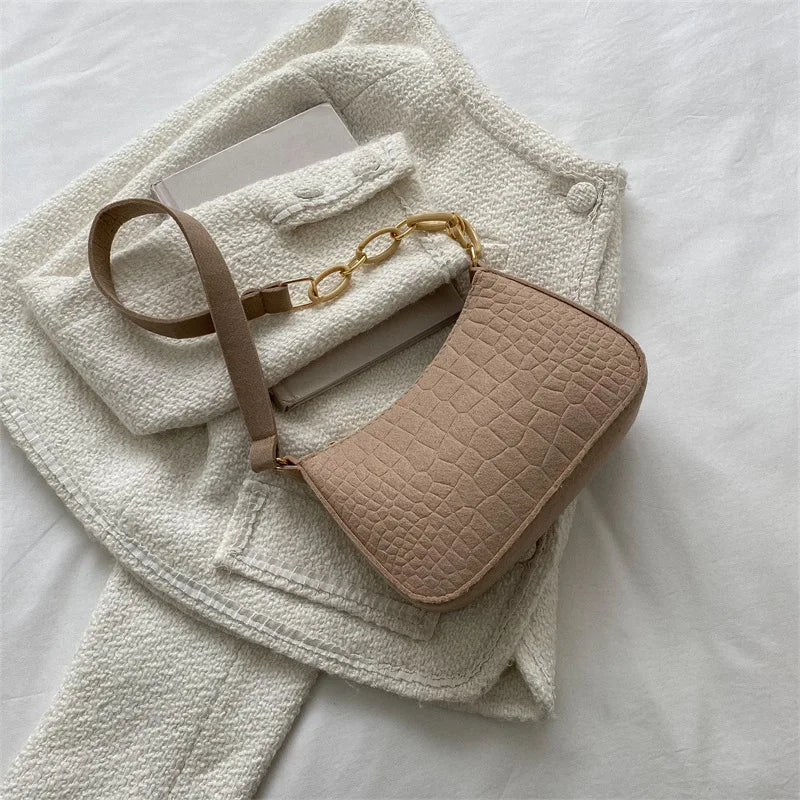 VANA - Petit Sac à Main Bandoulière en Croco - Image 9