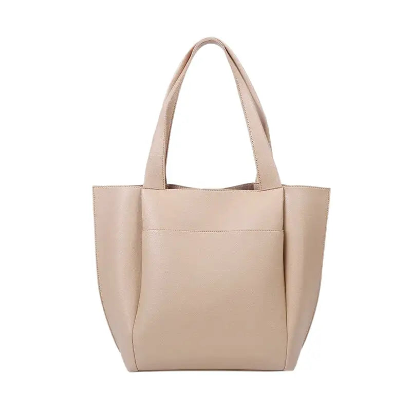 DIANA - Large Soft Leather Hand Bag for School - Image 2
