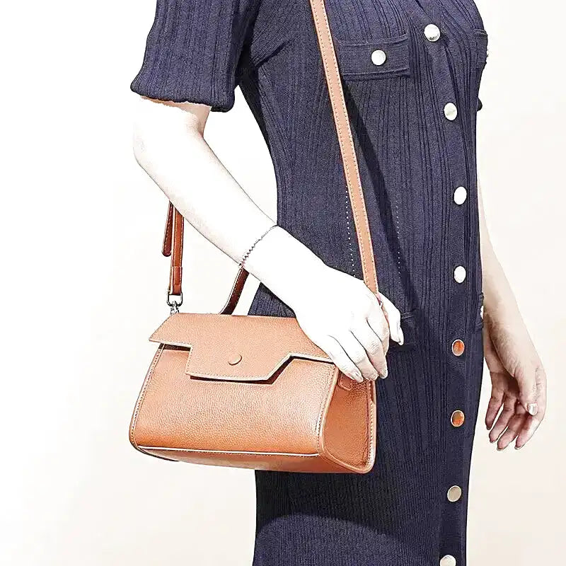 CHANTRE - Small Hand Bag with Flap - Image 3