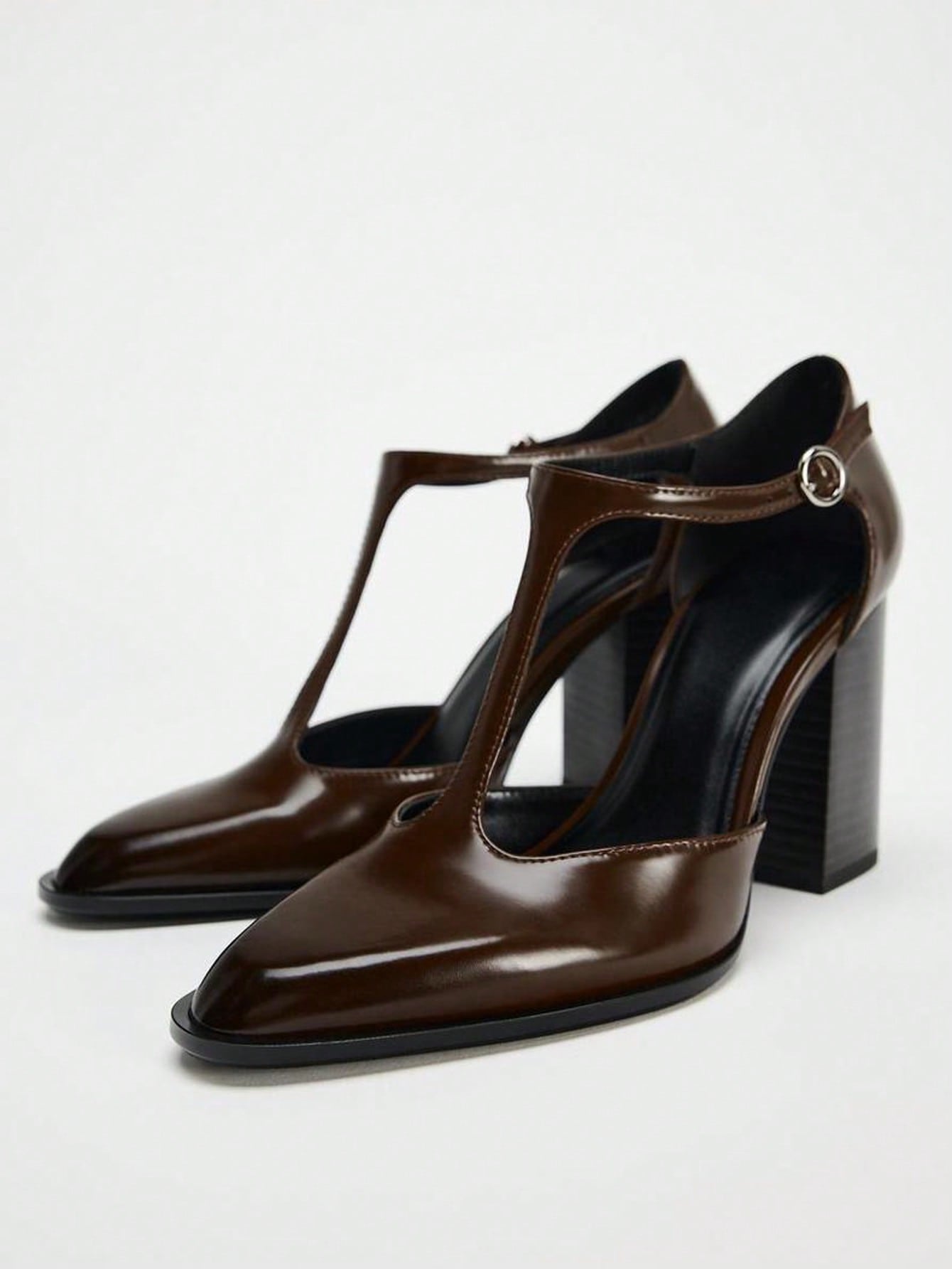 Large size women's block heel sandals - Image 8