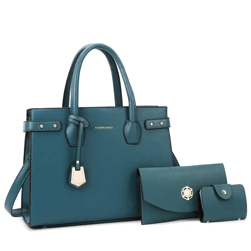ESTRELLA - Rectangular Shoulder Hand Bag in Leather - Image 3
