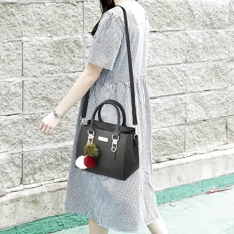 AMANDINE - Large Hand Bag Shoulder Bag Multipockets - Image 5