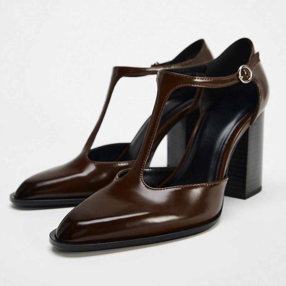 Large size women's block heel sandals - Image 12