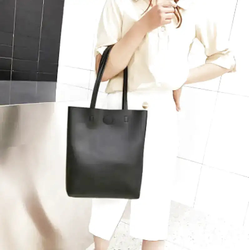 BEATRICE - Soft Leather Tote Hand Bag - Image 5
