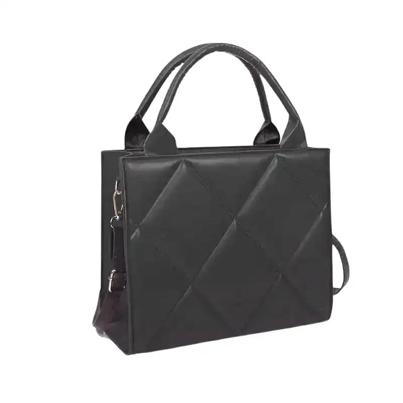 LISE - Quilted Hand Bag Smooth Leather Shoulder - Image 2