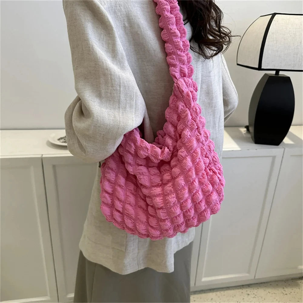 POUF - Sac à Main en Plaid à Bandoulière - Image 7