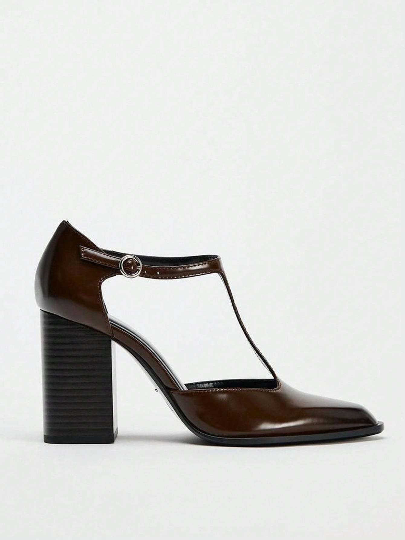 Large size women's block heel sandals - Image 2
