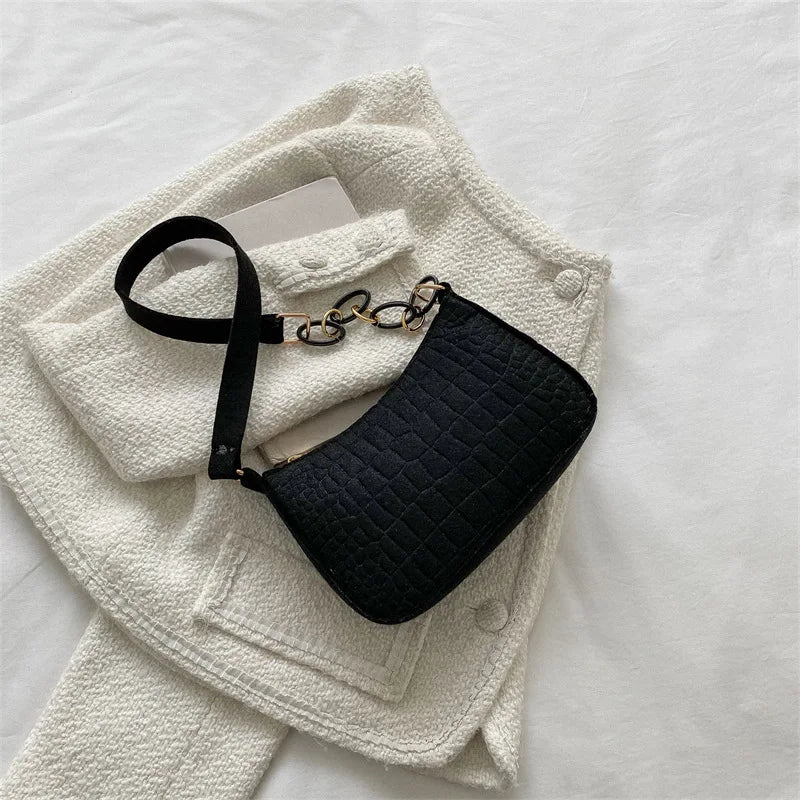 VANA - Petit Sac à Main Bandoulière en Croco - Image 2