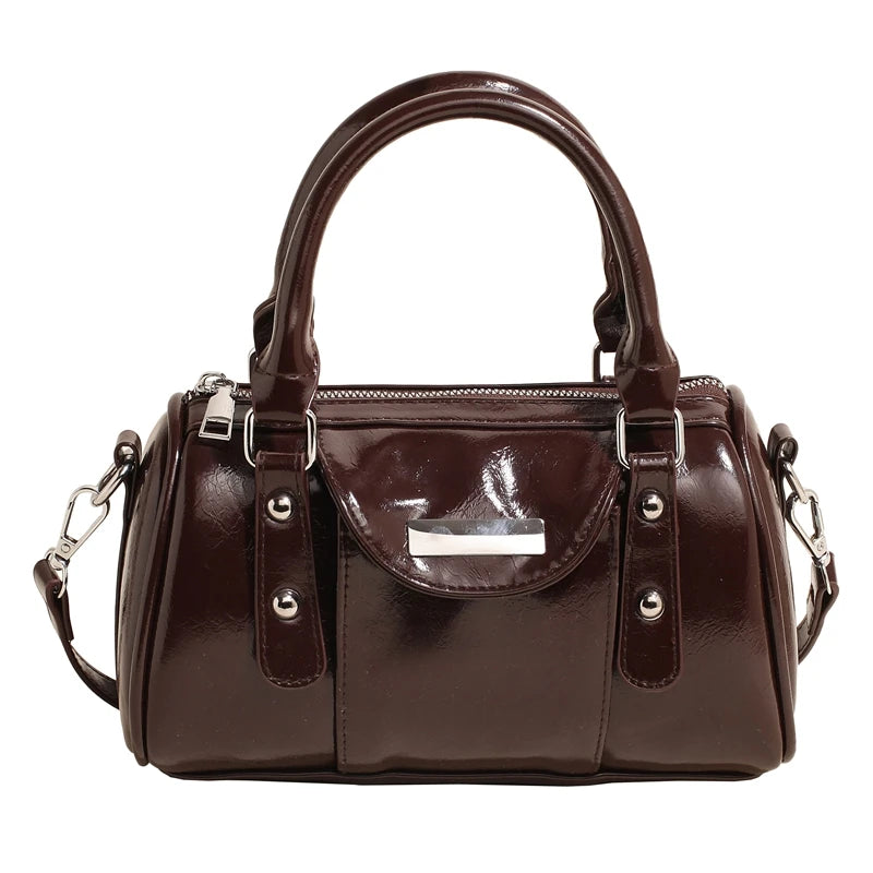 SANDY - Sac à Main en Cuir Vernis Élégant - Image 4