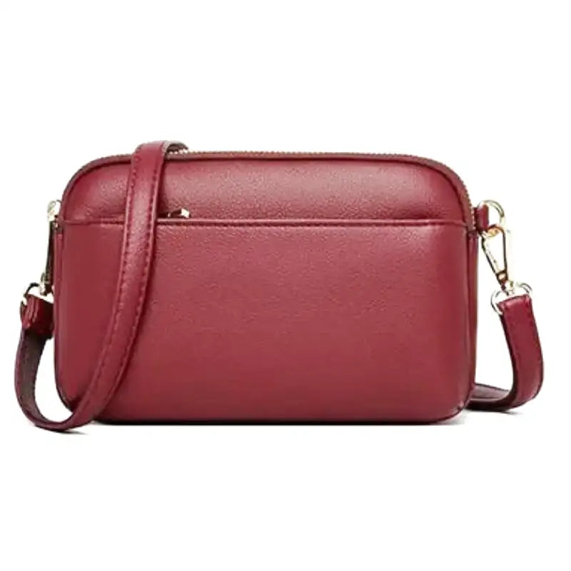 AMANDA - Small Hand Bag with Multiple Pockets in Leather - Image 2