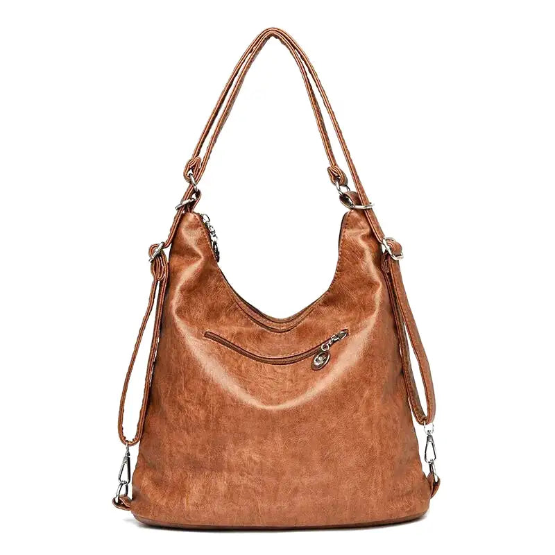 ODALIS - Crossbody Leather Hand Bag with Multiple Pockets - Image 6