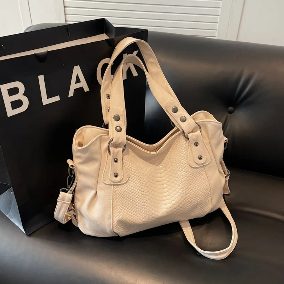 RUBI - Sac à Main de Cours de Luxe en Cuir Écaillé - Image 8