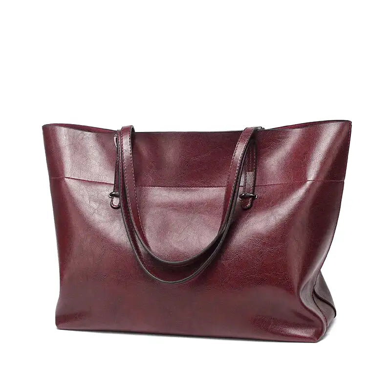 CATARINA - Smooth Leather Hand Bag for School - Image 2