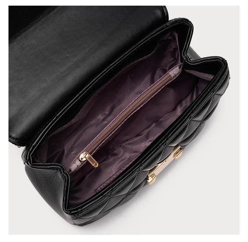 SIDONIE - Small Luxury Hand Bag with Shoulder Strap - Image 2